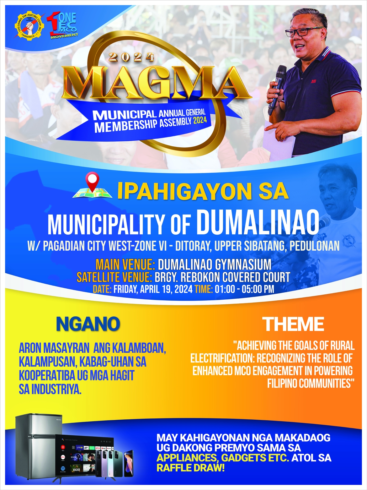 Announcement !  MAGMA SCHEDULE - MUNICIPALITY OF DUMALINAO