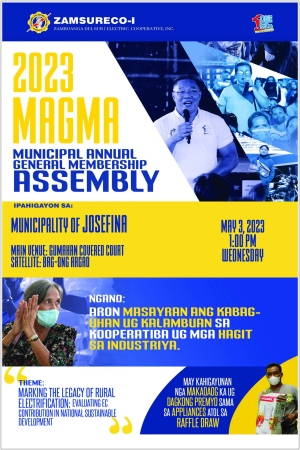 Announcement !  MAGMA SCHEDULE - MUNICIPALITY OF JOSEFINA