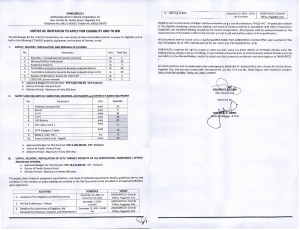 NOTICE OF INVITATION TO APPLY FOR ELIGIBILITY AND TO BID (Publication Date: November 24, 2023)