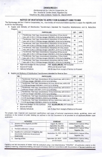NOTICE OF INVITATION TO APPLY FOR ELIGIBILITY AND TO BID (Publication Date: AUGUST 28, 2025)